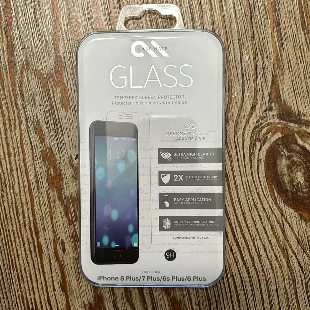NEW Case-mate Glass Tempered Screen Protector